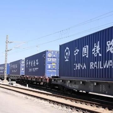 قطار خط سكة حديد الشحن من الصين إلى أوروبا Express Route FCL أو LCL International Rail Freight